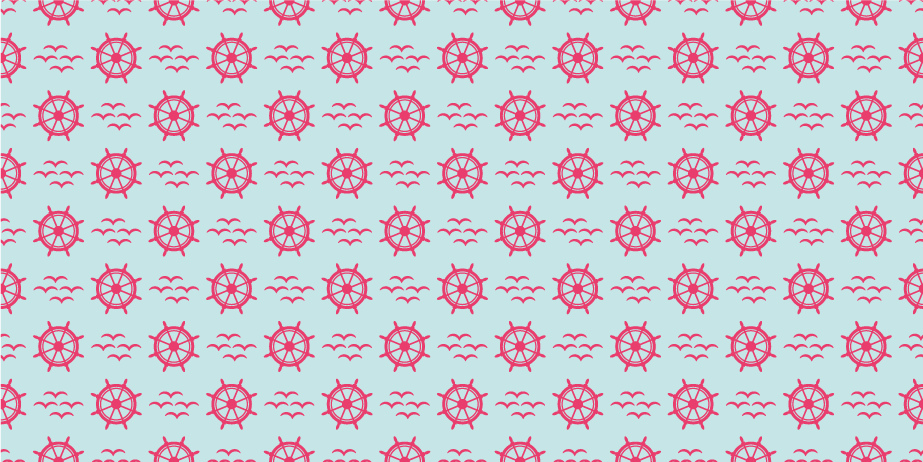 Vinyl Teppich kindlich nautische steuerräder - TenStickers