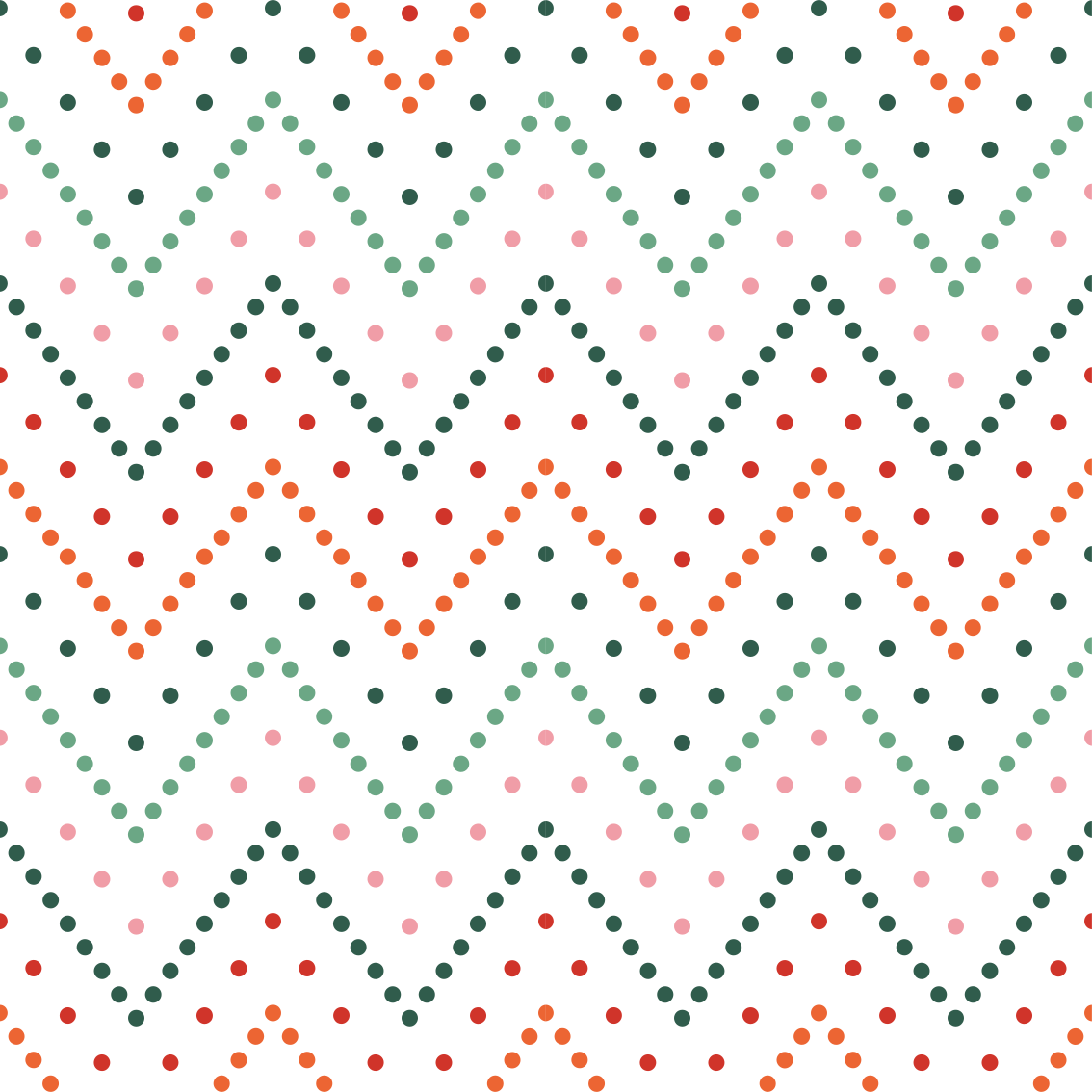 Vinyl Teppich kindlich buntes chevron-muster - TenStickers