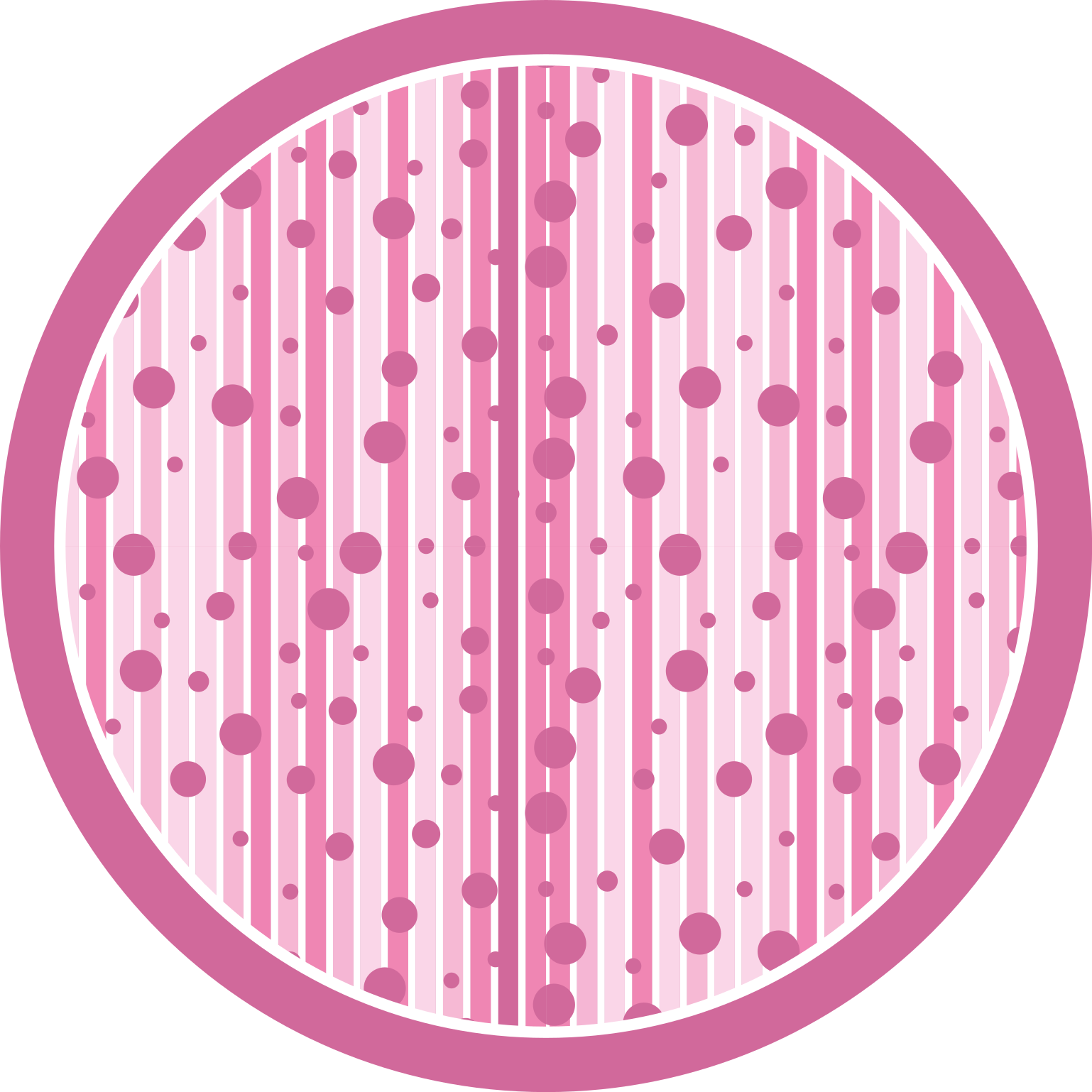 Vinylteppich Streifen rosa gestreiftes motiv - TenStickers