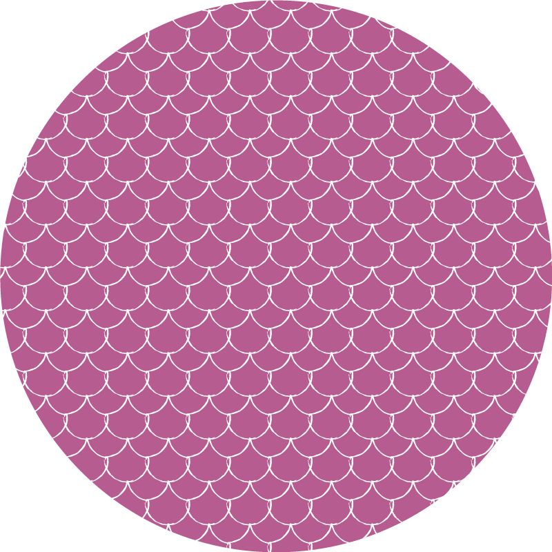 Vinyl Teppich Textur rosa jakobsmuschelmuster - TenStickers
