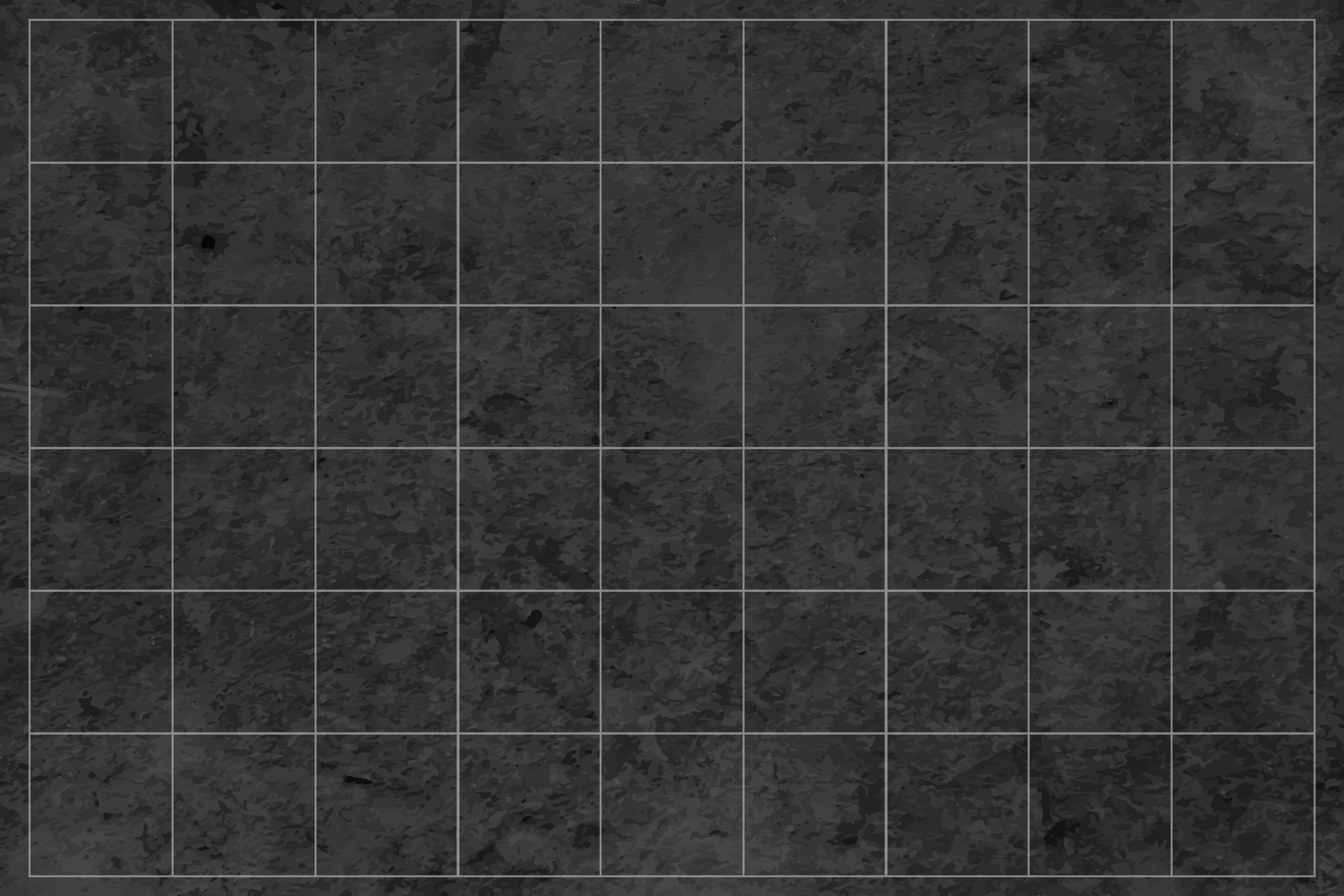 Vinylteppich Steinoptik glatte schwarze quadrate - TenStickers