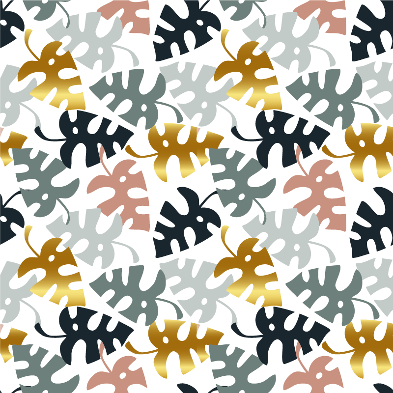 Vinyl teppich natur blattemblem - TenStickers
