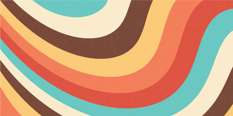 Vinylteppich Schlafzimmer Welliger Hintergrund - TenStickers