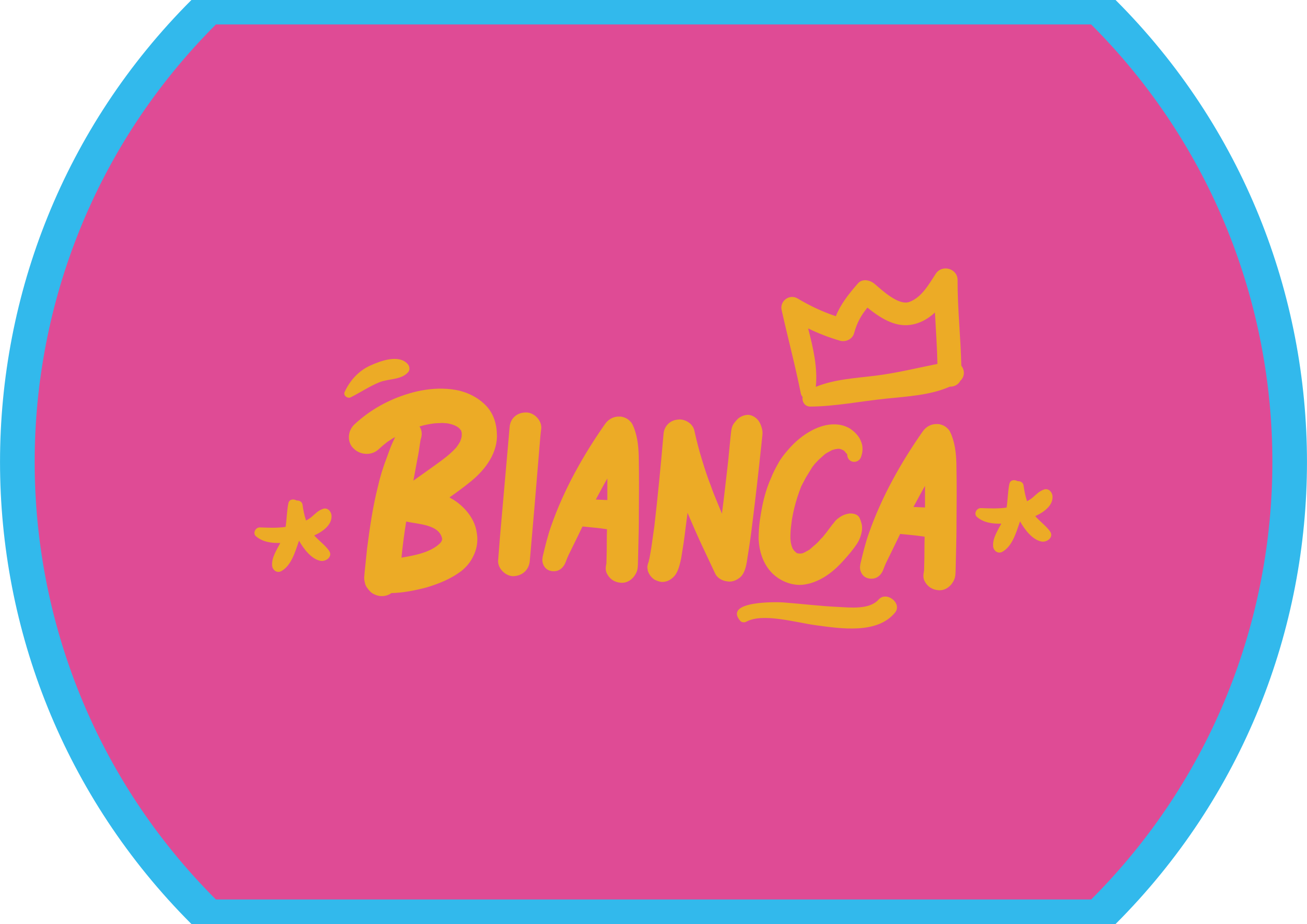 Vinyl teppich mit namen blauer rand - TenStickers