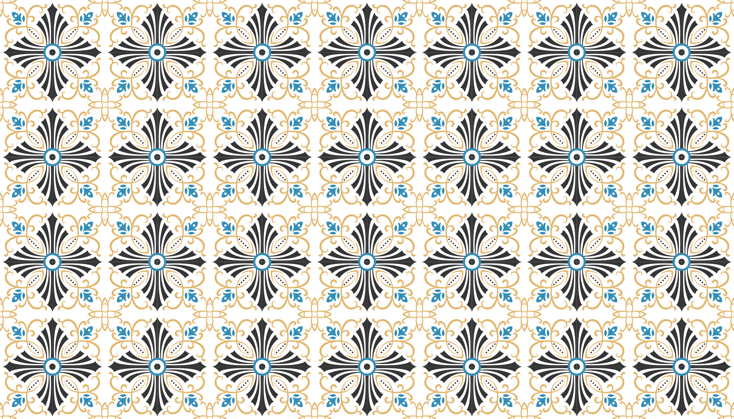 Vinylteppich Mosaik eleganter mosaikstil - TenStickers