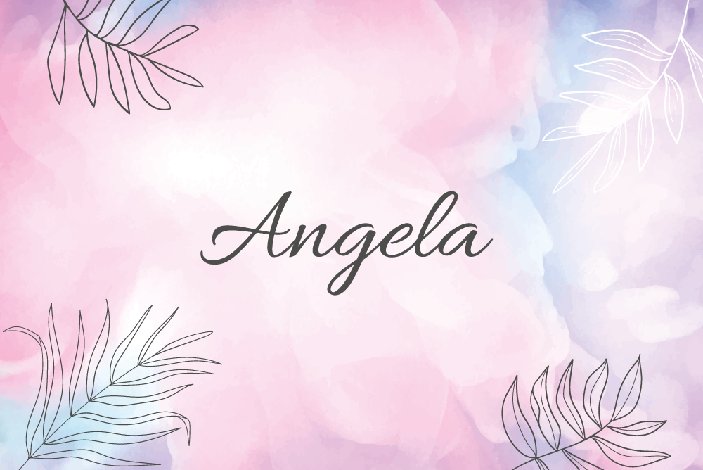 Vinyl Teppich Schlafzimmer floraler benutzerdefinierter name - TenStickers