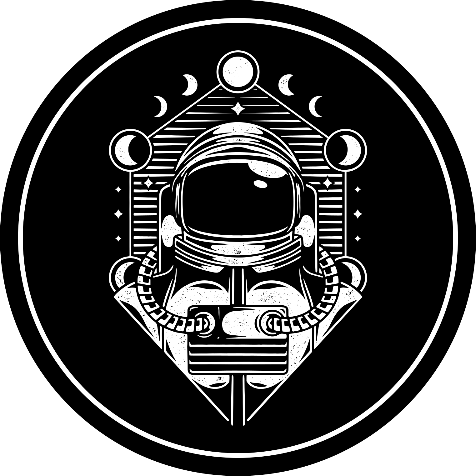 Vinyl Teppich Jugendzimmer astronautengrafik - TenStickers