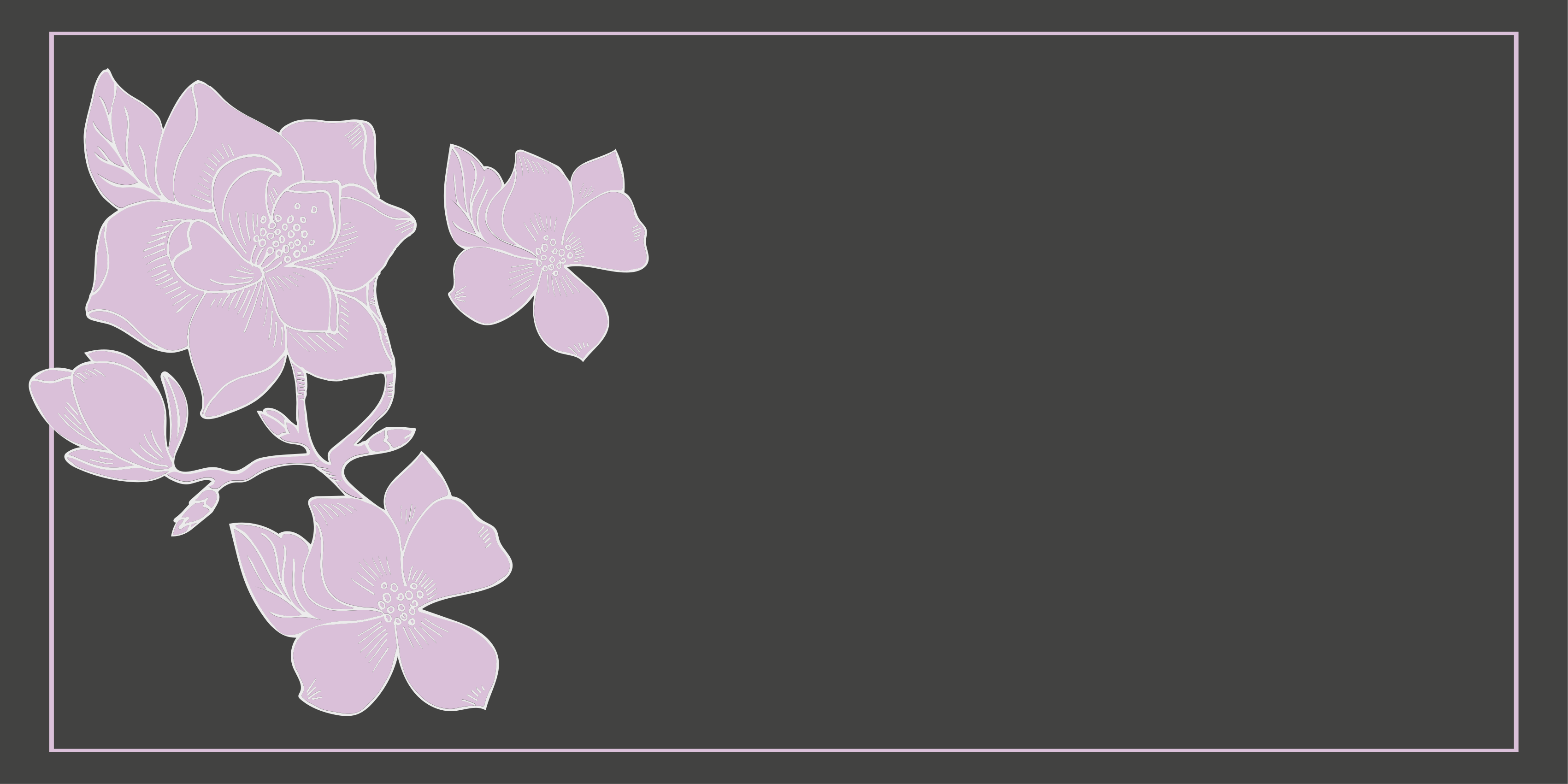 Vinyl Teppich Blumen rosa arrangement - TenStickers