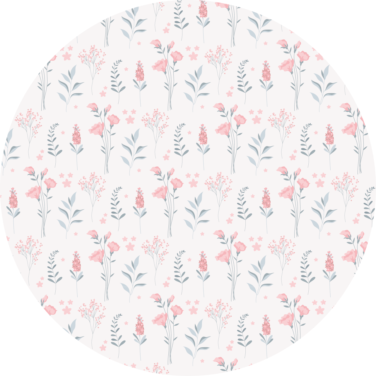 Vinyl Teppich Blumen floral gemusterte komposition - TenStickers
