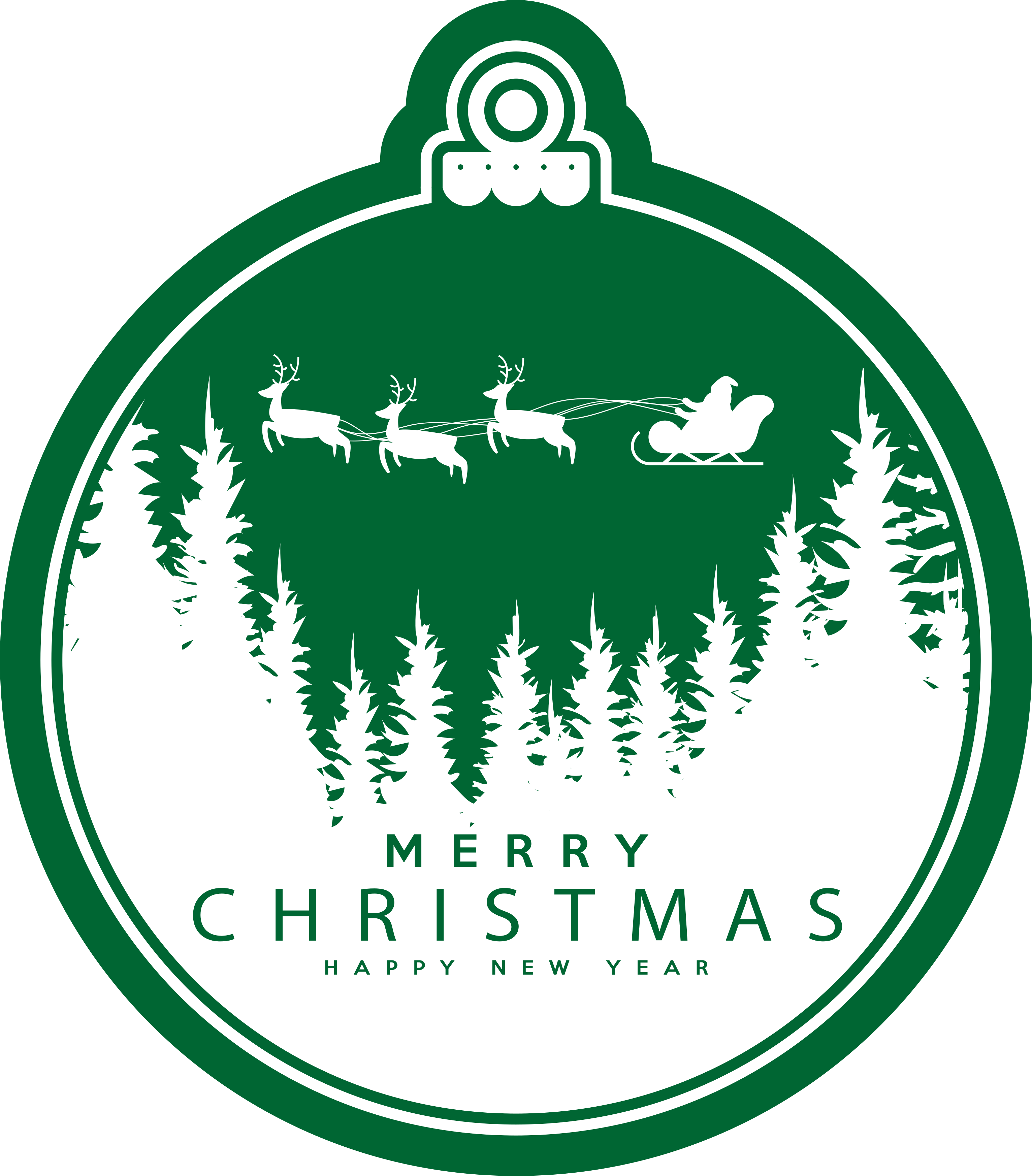 Vinyl Teppich Weihnachten schlittenfahrt - TenStickers