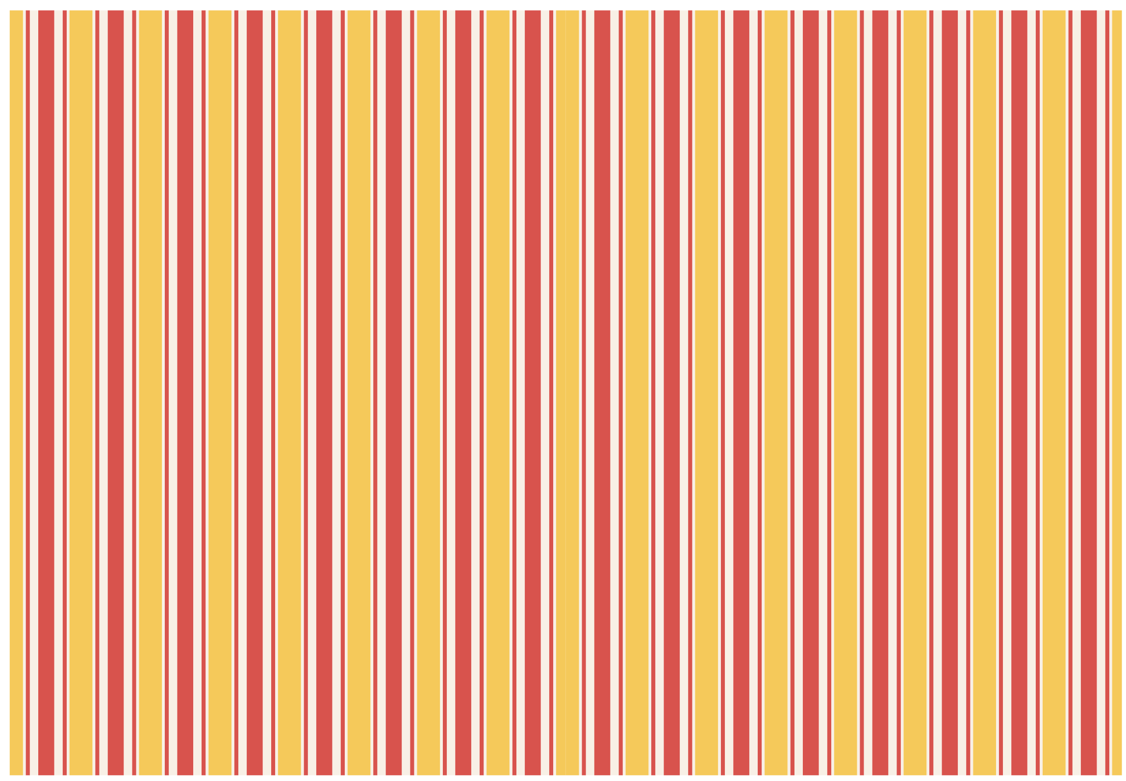 Vinylteppich Streifen orange und rot - TenStickers