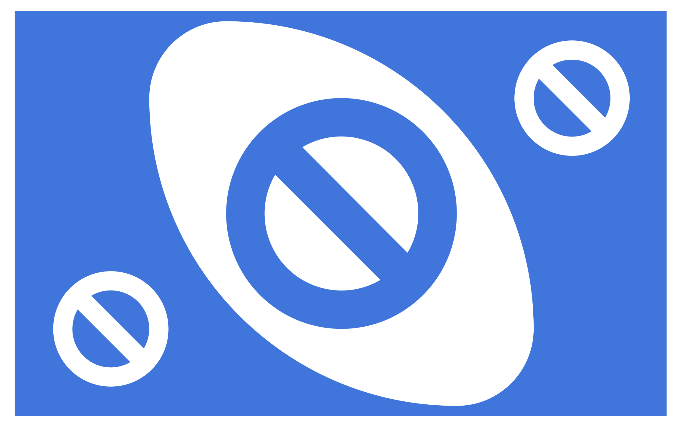 Vinyl Teppich kindlich blaue kreisgrafiken - TenStickers