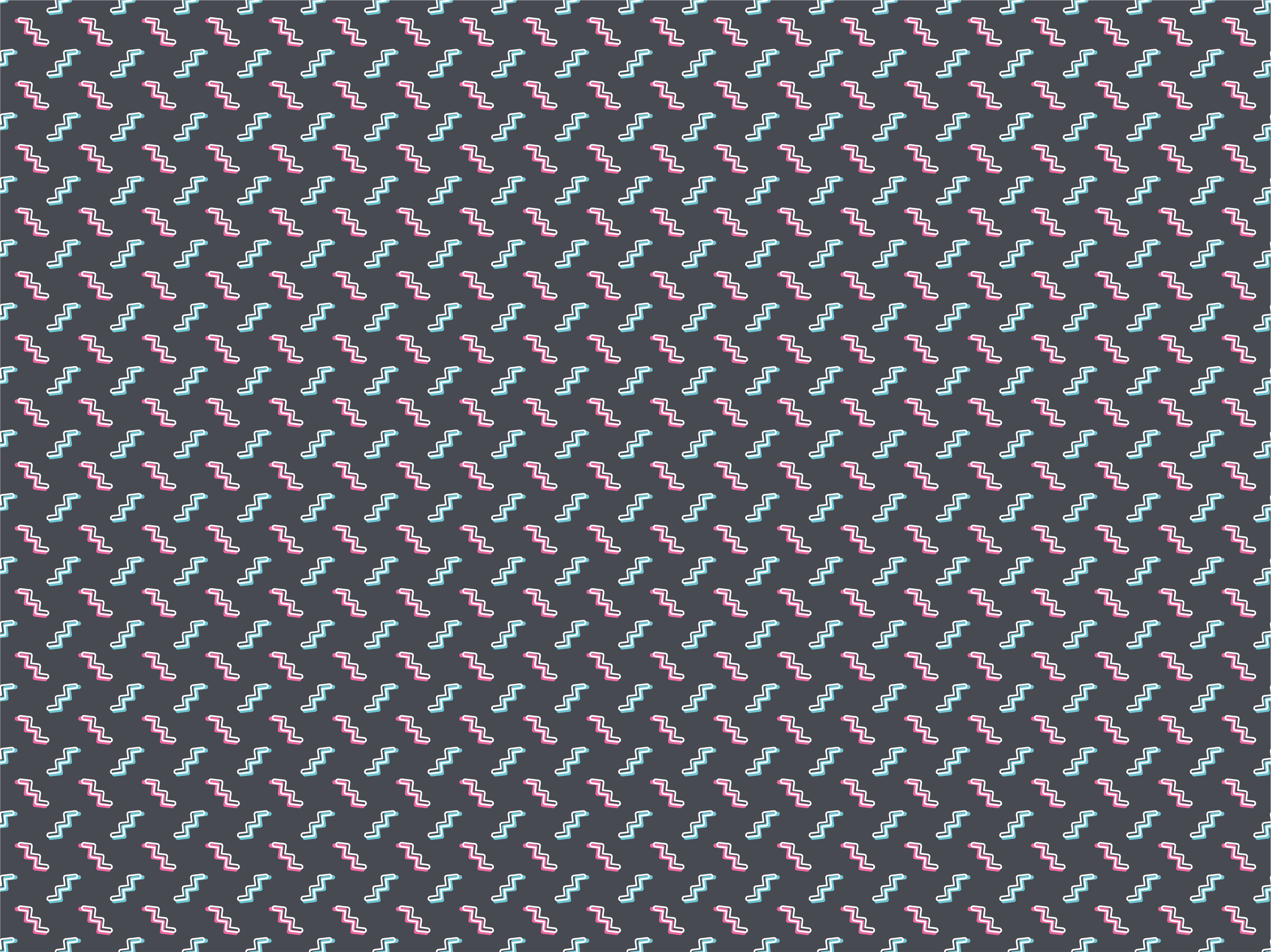 Vinyl Teppich kindlich bunte wellenförmige formen - TenStickers