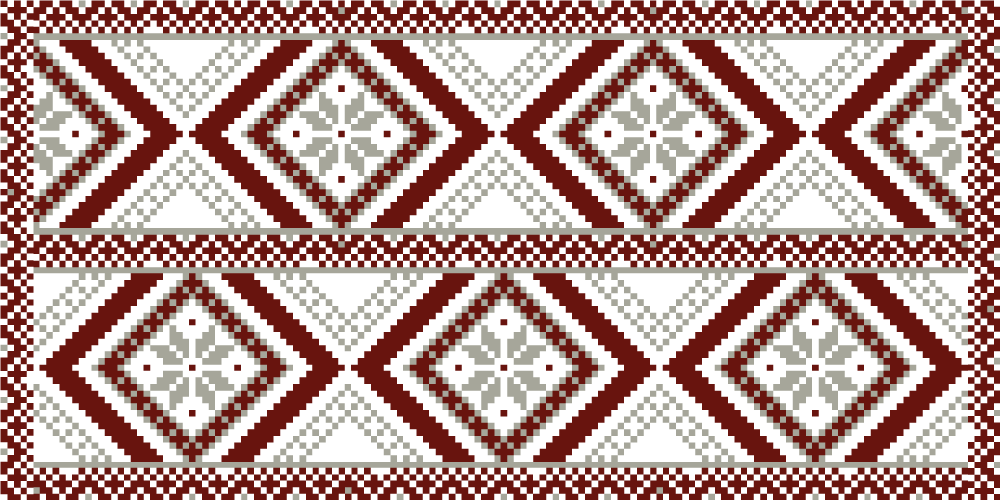 Vinylteppich Mosaik komplizierte geometrische muster - TenStickers