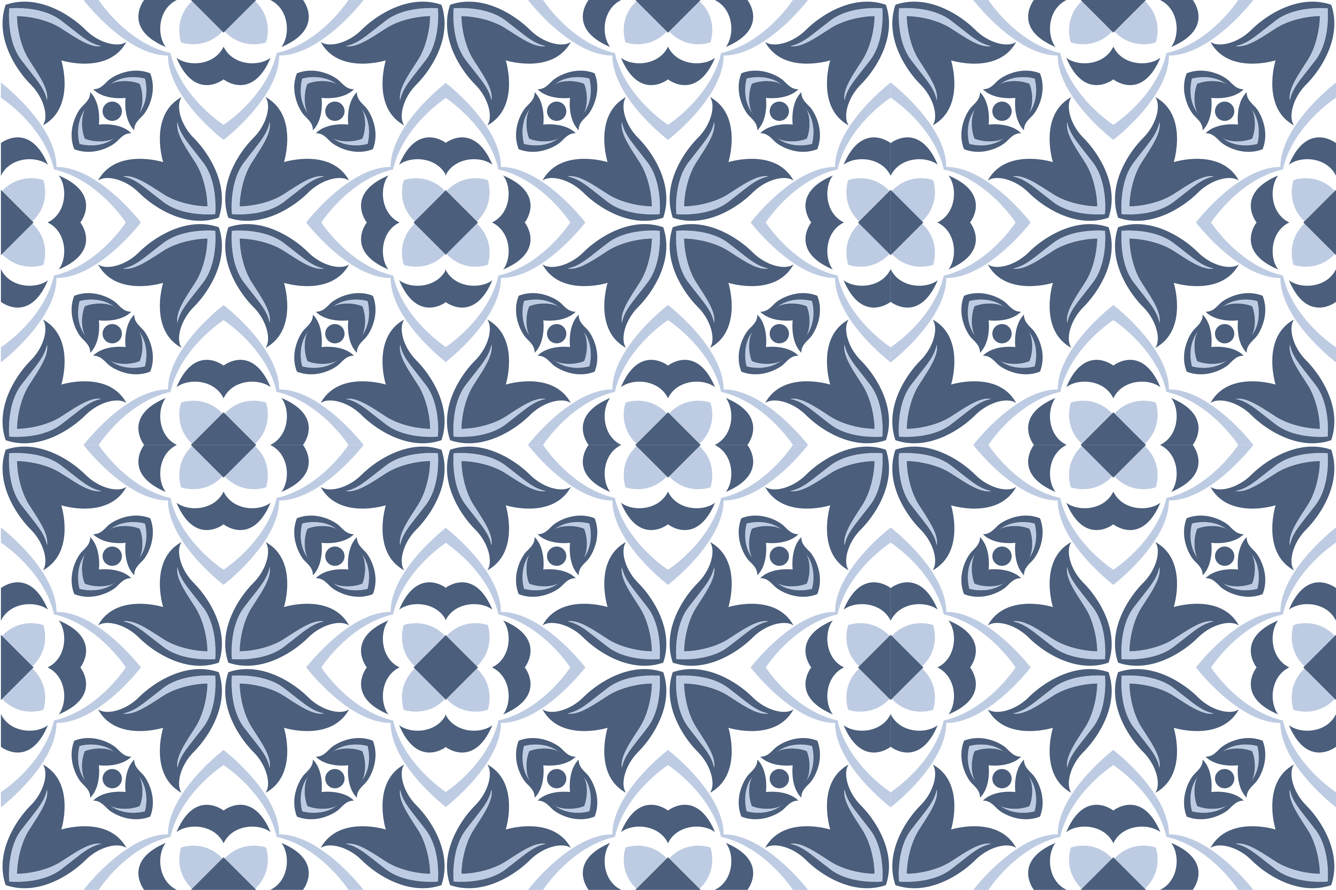 Vinylteppich Mosaik stilvolles graues muster - TenStickers