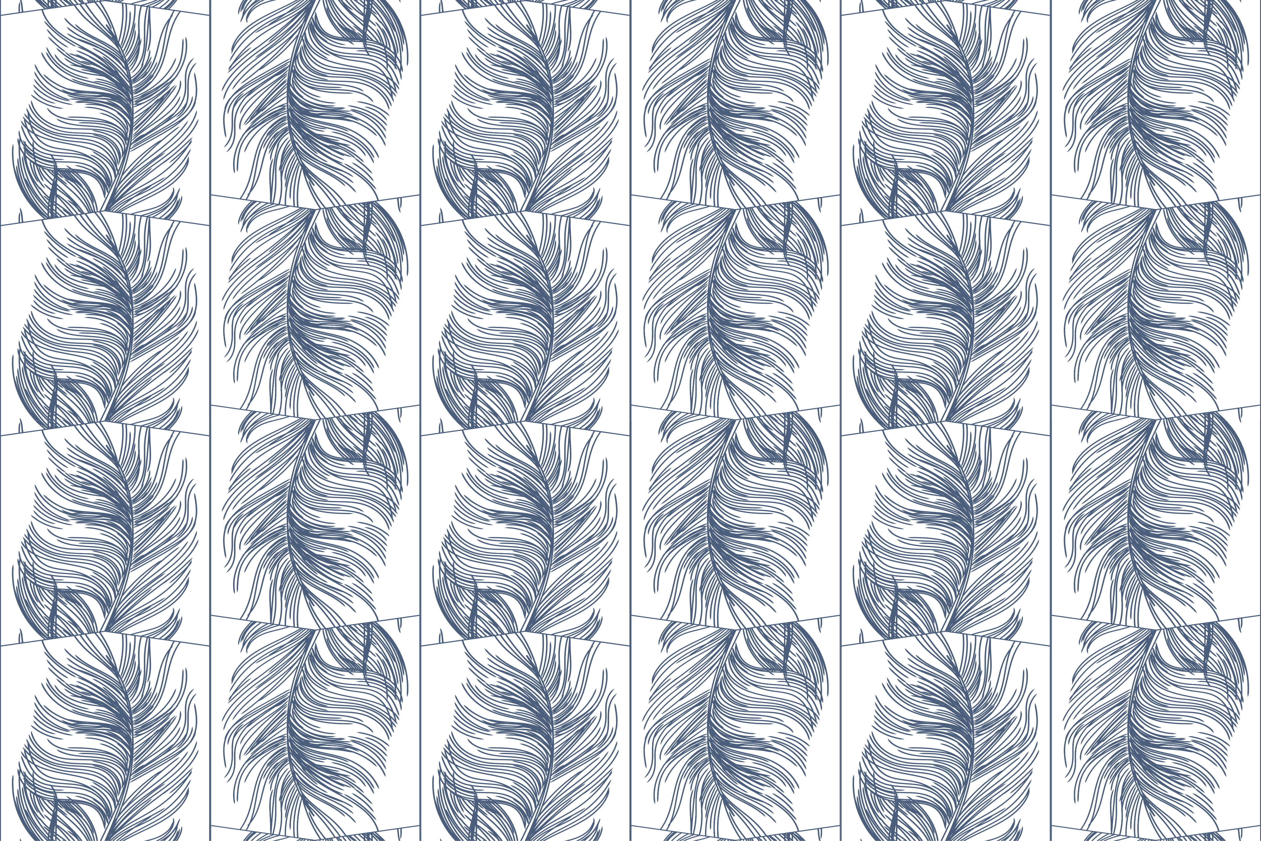 Vinyl Teppich Natur anmutige blätter - TenStickers