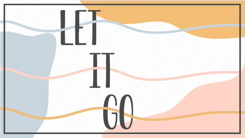 Vinyl Teppich Text lassen sie es gehen - TenStickers