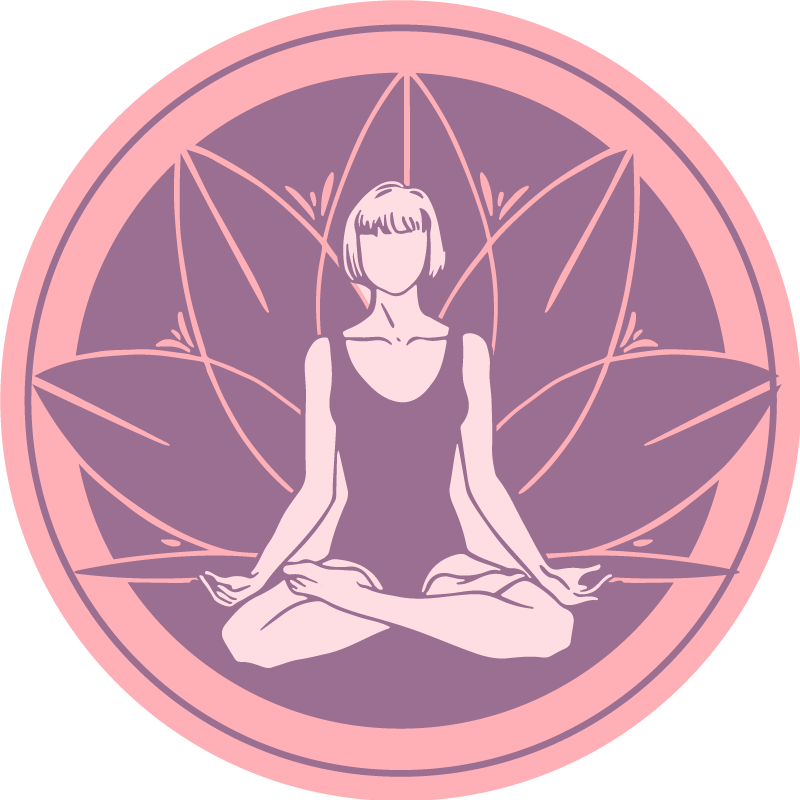 Vinyl Teppich Mandala symbol der ruhigen meditation - TenStickers