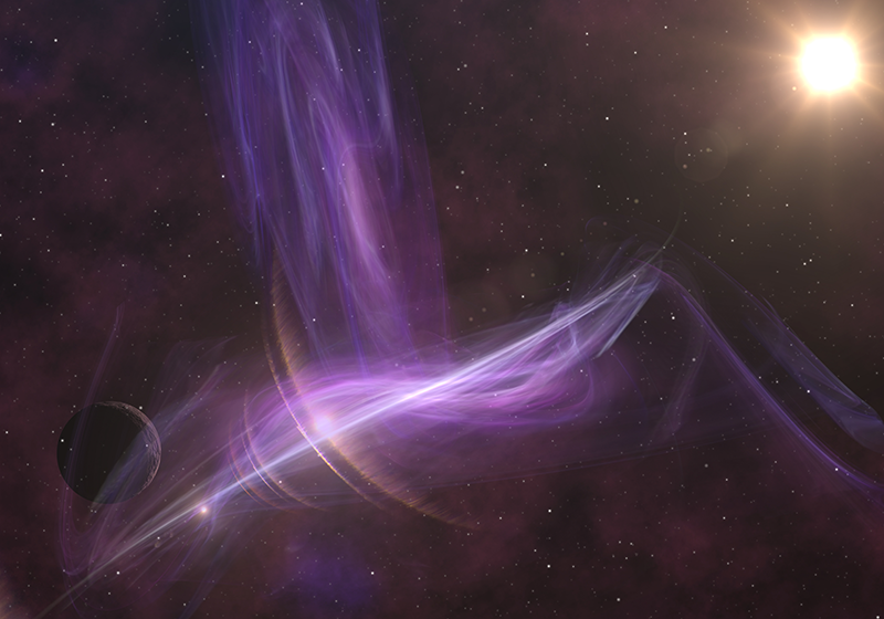 Vinyl Teppich kindlich galaktische traumlandschaft - TenStickers