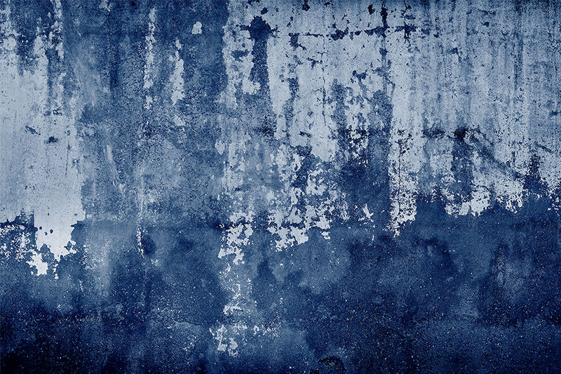 Vinyl Teppich Imitation Struktur dramatisches blau - TenStickers