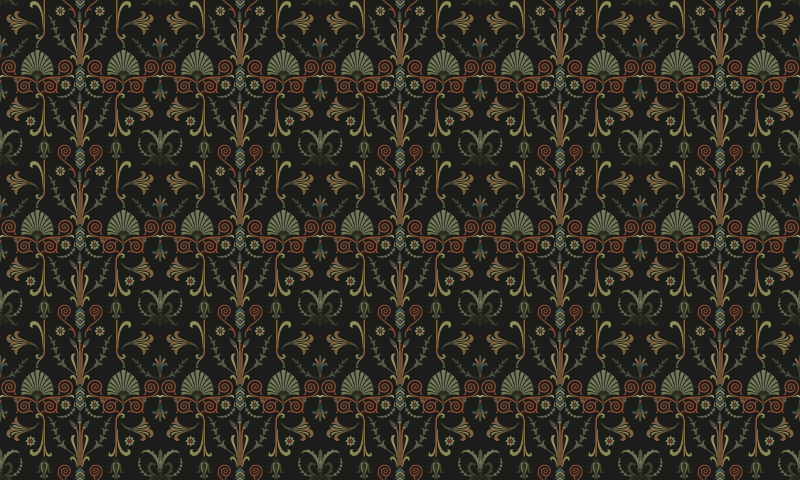 Vinylteppich Vintage Tapisserie - TenStickers