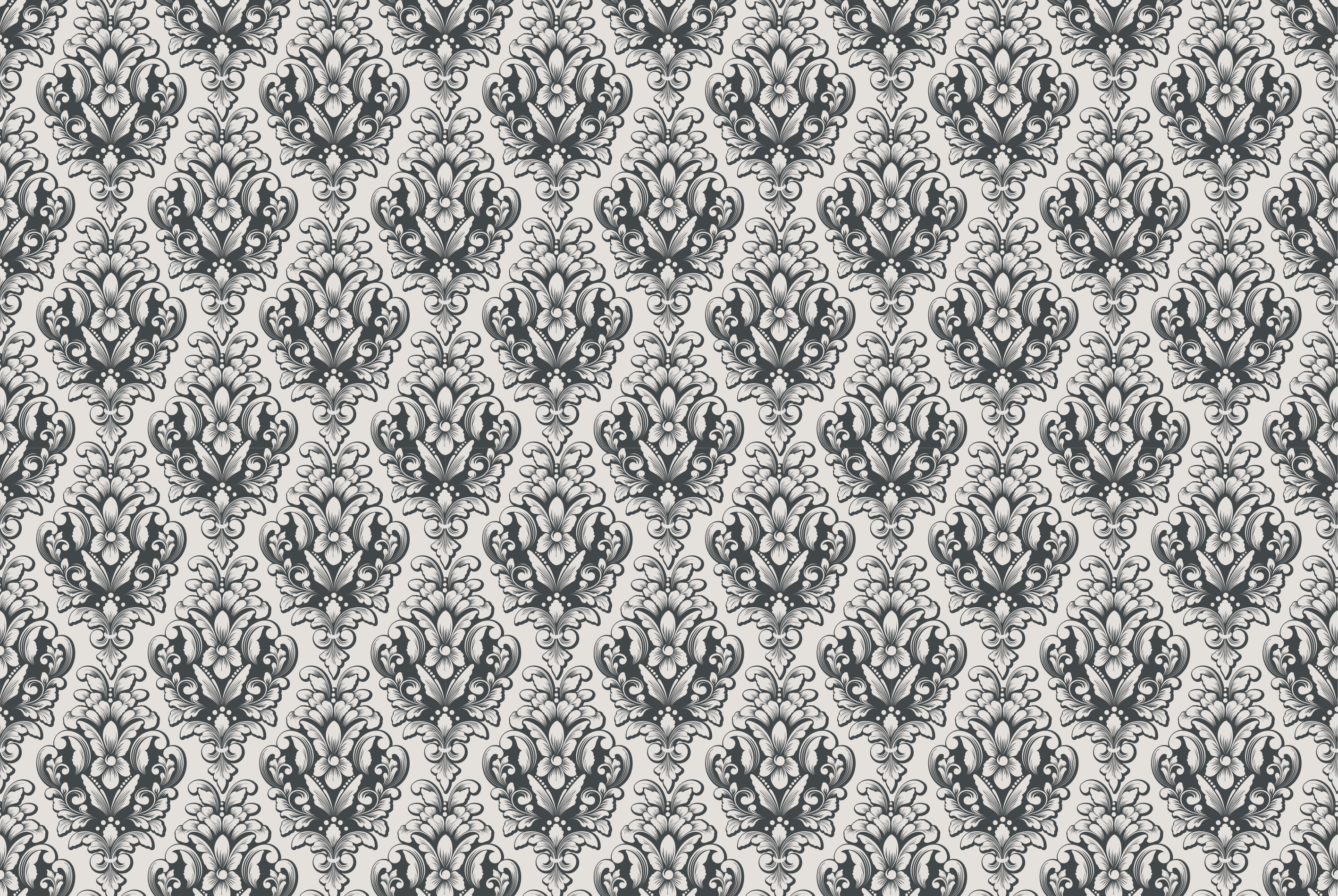 Vinyl Teppich Vintage barockes fliesenmuster - TenStickers