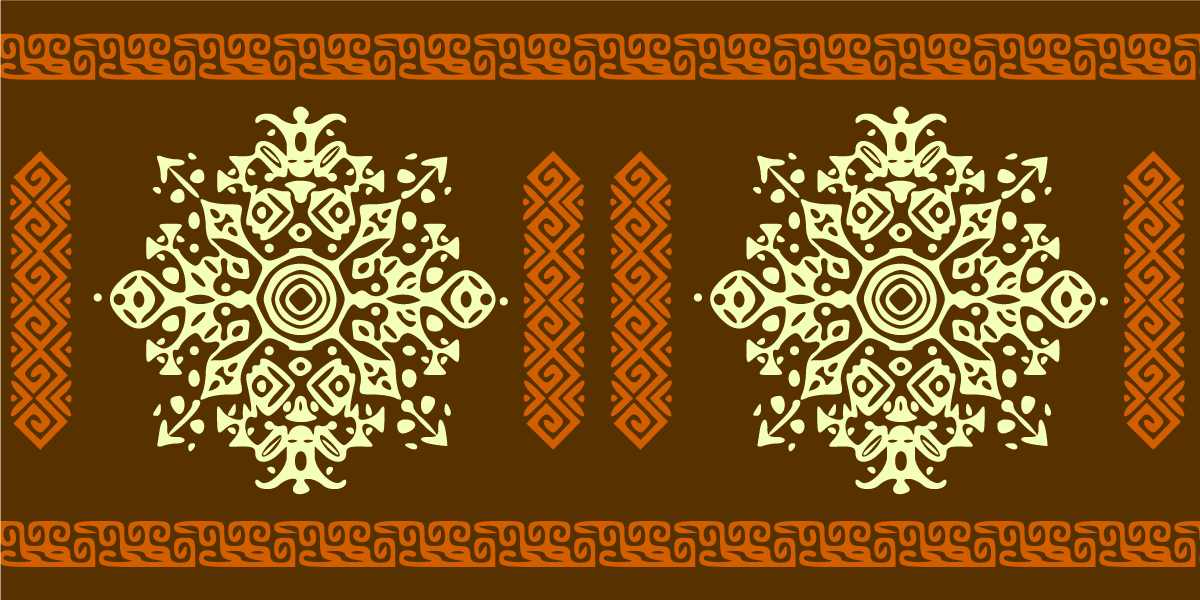 Vinyl Teppich Mandala mandala-motiv-ensemble - TenStickers