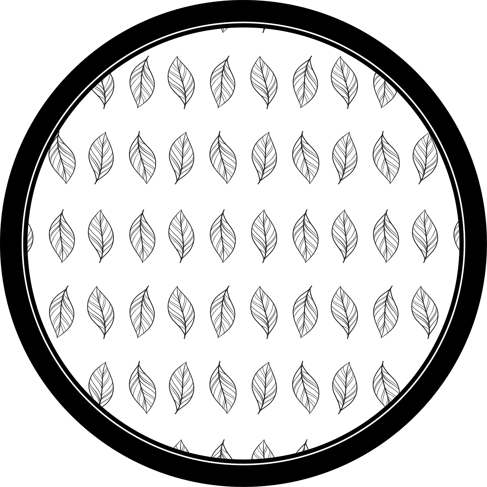 Vinyl Teppich Blumen botanischer Überblick - TenStickers