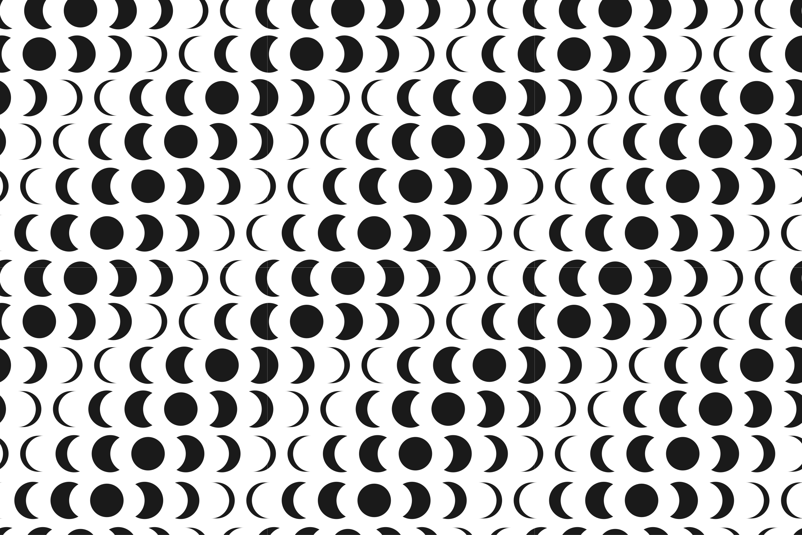Vinyl Teppich geometrisch monochrome halbkreise - TenStickers