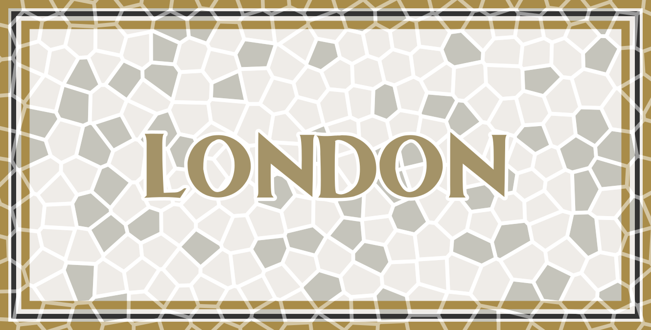 Vinylteppich Mosaik londoner mosaik - TenStickers