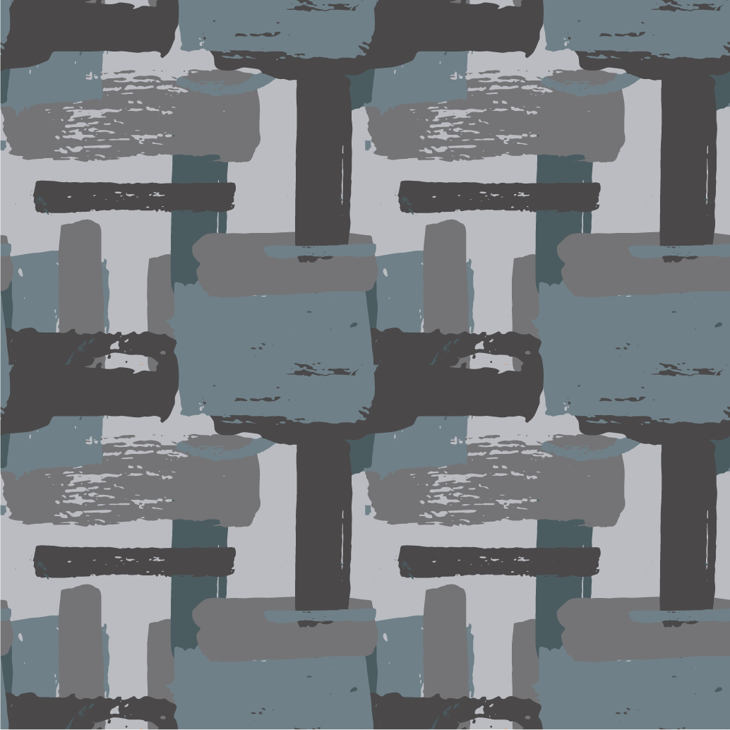 Vinylteppich modern Helle Farben bemalte blöcke - TenStickers