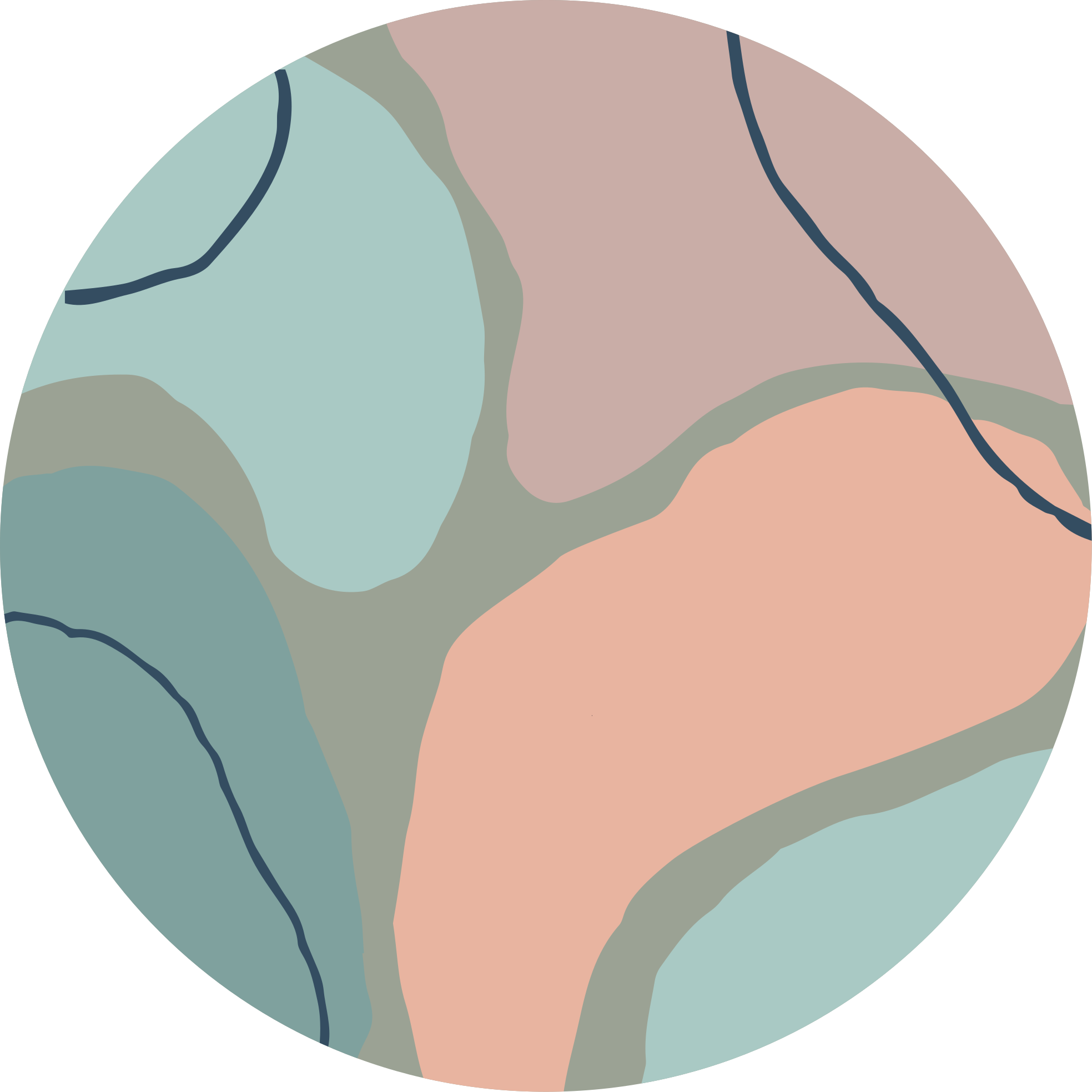 Vinylteppich minimalistisch abstrakte geometrische Formen - TenStickers