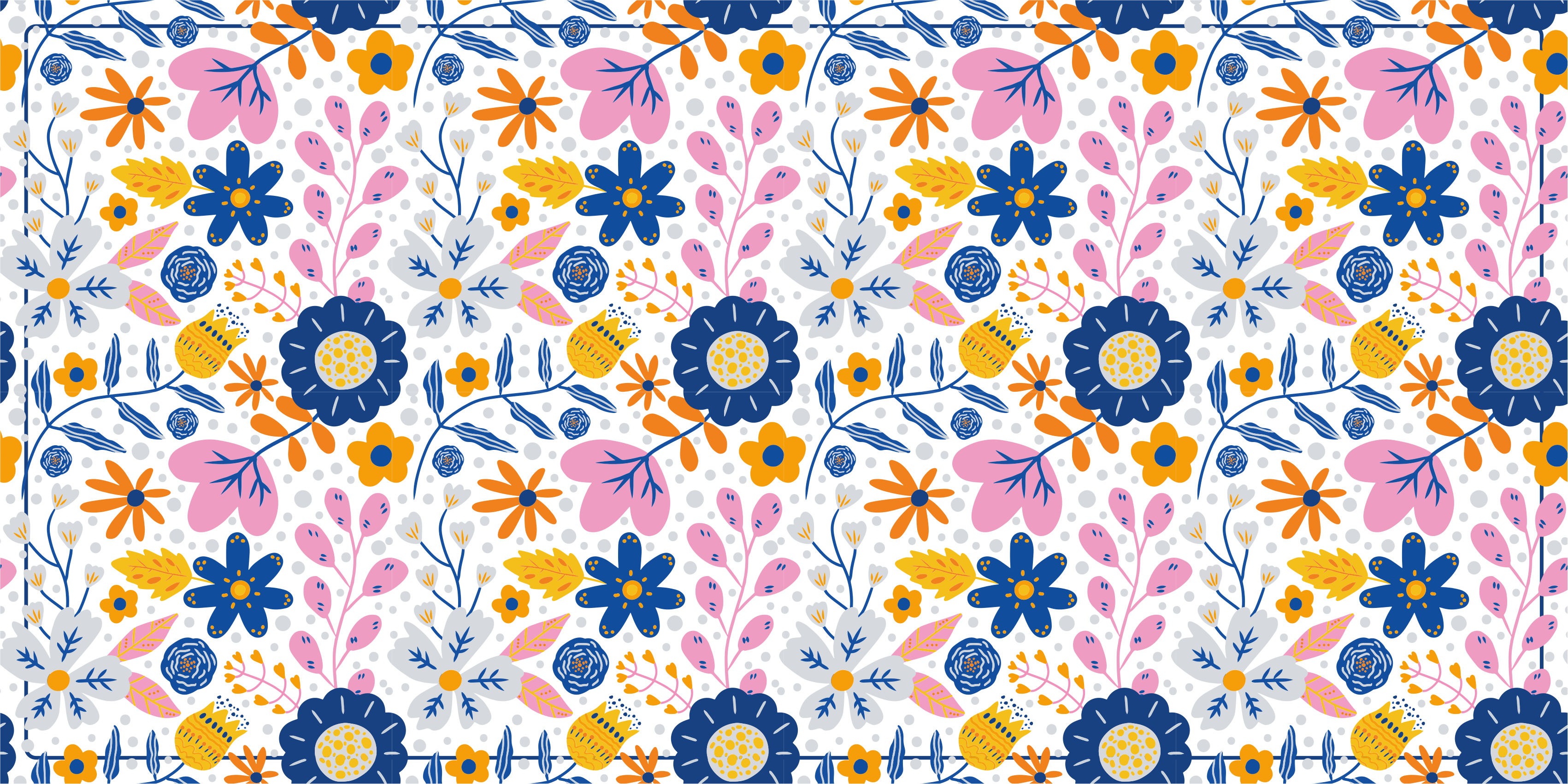 Vinyl Teppich Frühlingsblumen Natur - TenStickers