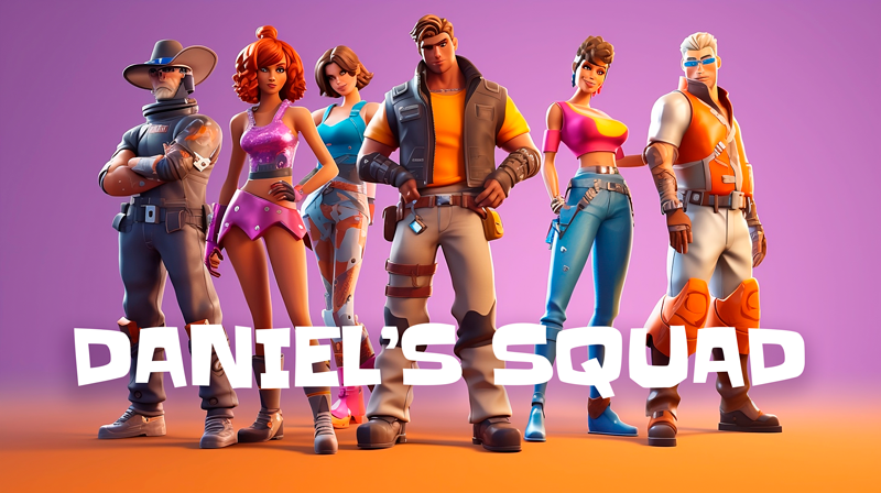 Vinylteppich Schlafzimmer Charakteren Gruppe - TenStickers