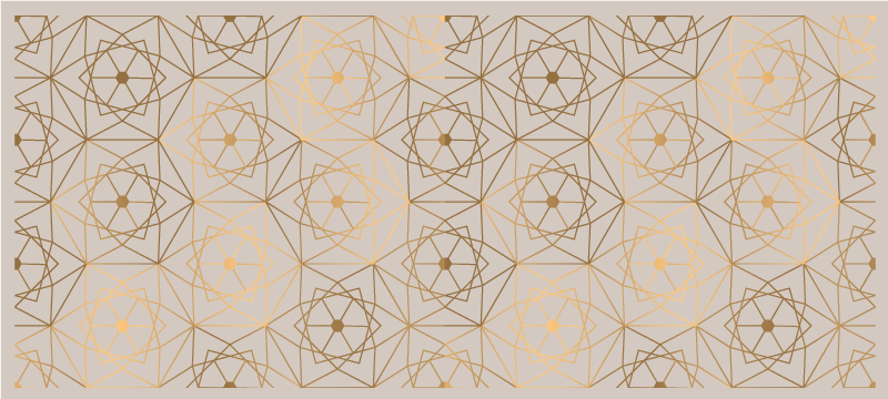 Vinylteppich geometrisch Linienmuster - TenStickers