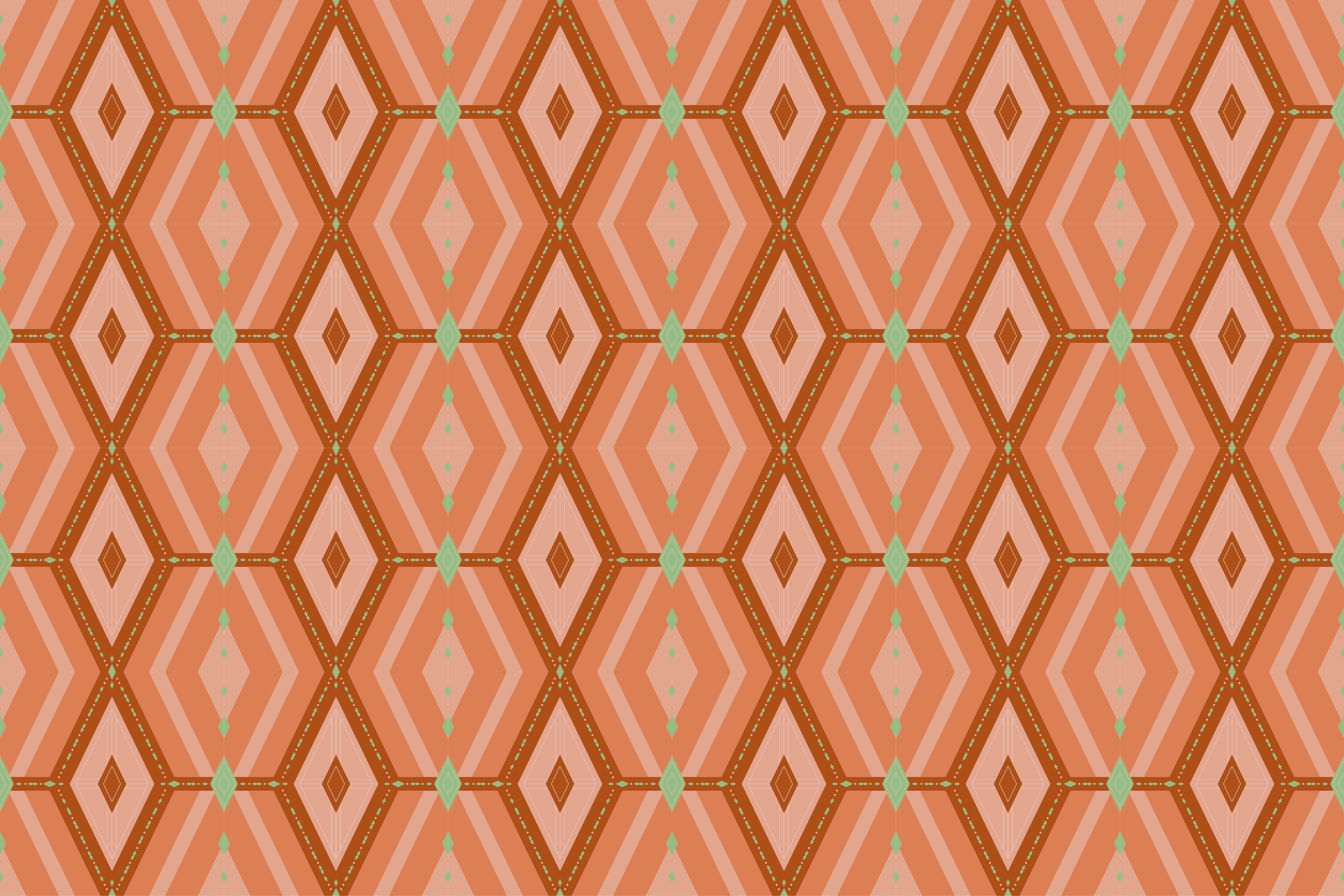 Vinyl Teppich geometrisch geometrisches muster harmonie - TenStickers