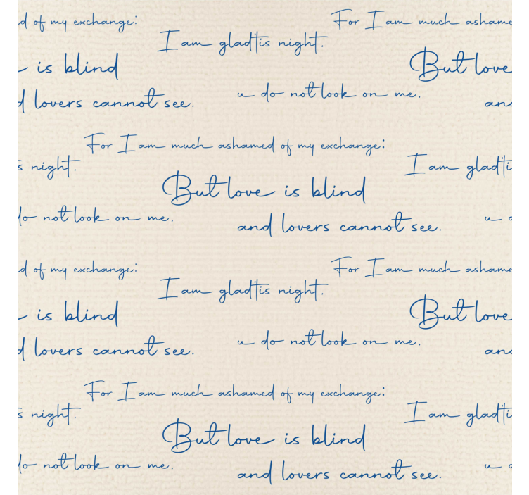 Tapete Schriftzug textildiagramm - TenStickers