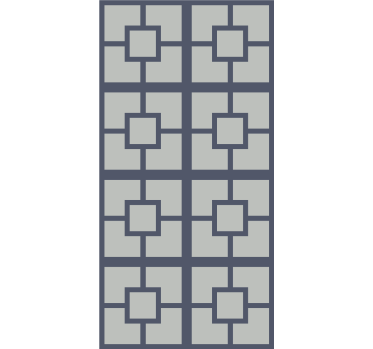 Tapete Büro quadratisches musterlayout - TenStickers