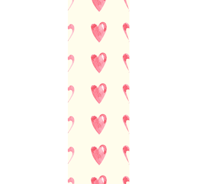 Tapete Hochzeit herzmotiv-design - TenStickers