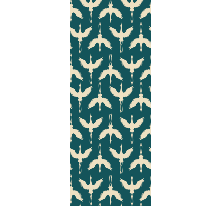 Tapete vögel in elegantem beigen design - TenStickers