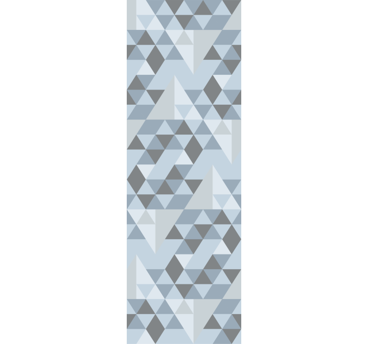 Tapete Dreiecke geometrischer farbverlauf - TenStickers