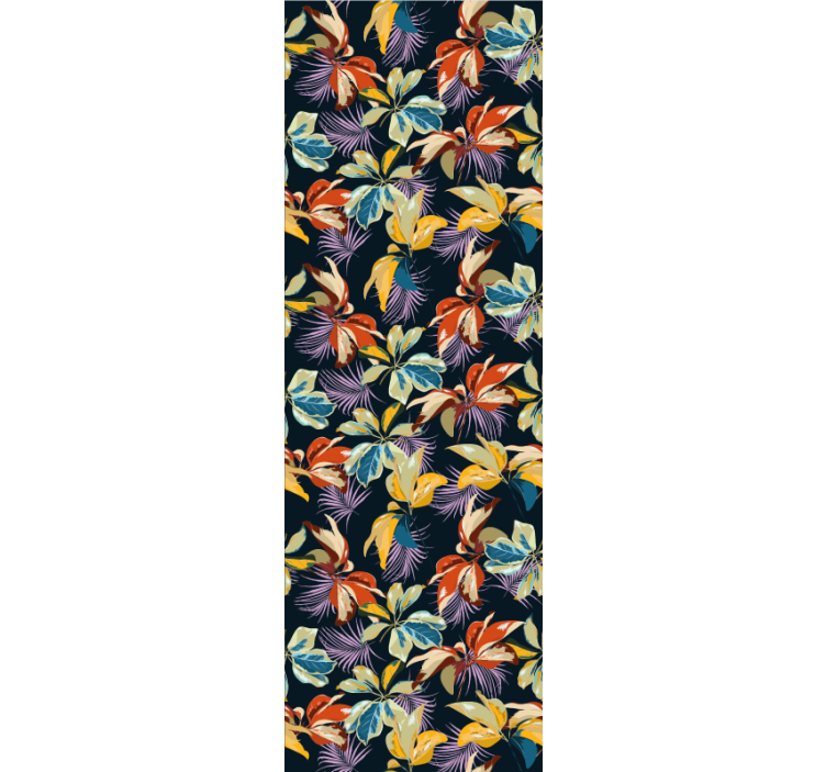 Blumentapete lebendiges dschungeldach - TenStickers