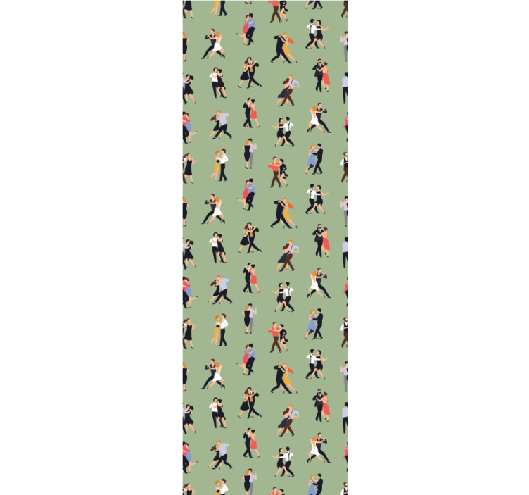 Tapete selbst gestalten tanzpaare - TenStickers