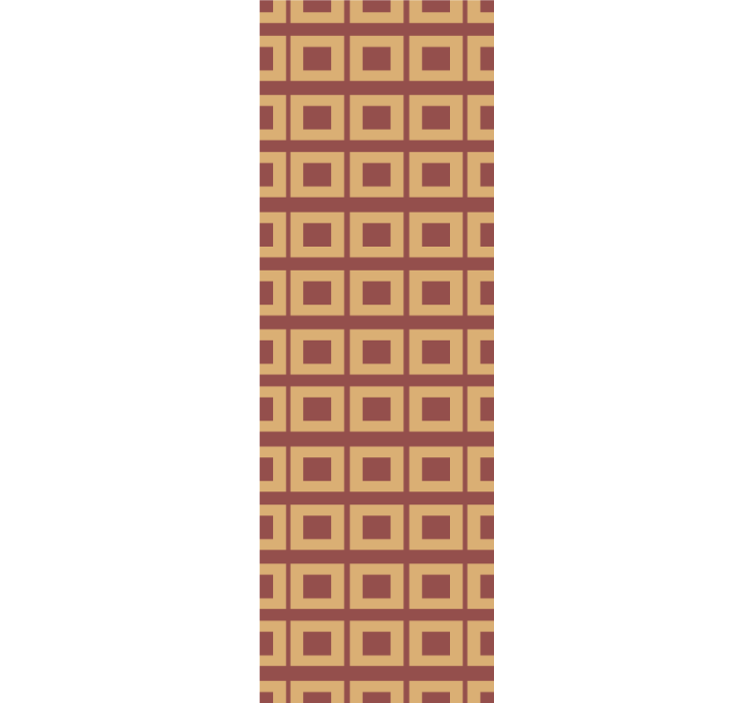 Tapete Quadrate retro geometrische blöcke - TenStickers