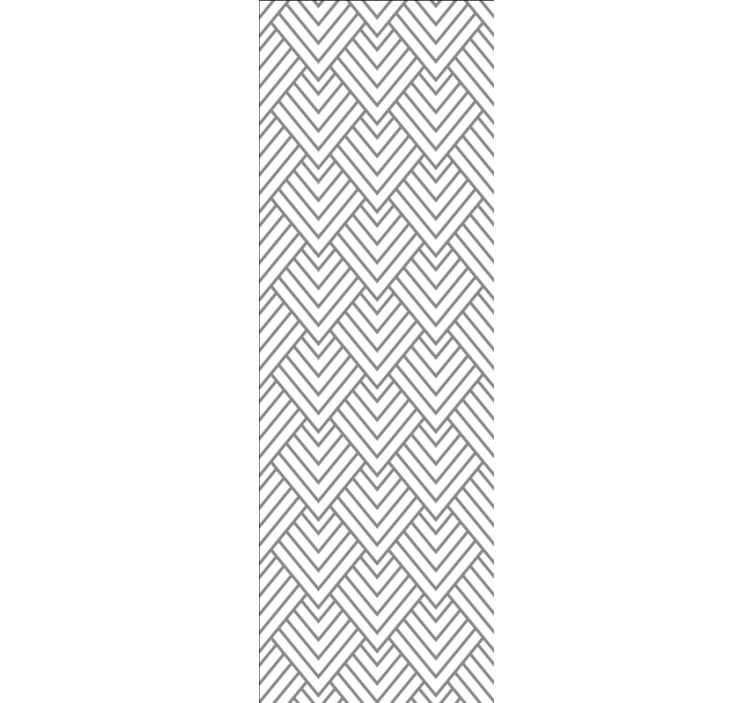 Tapete geometrisch chevron-linien - TenStickers
