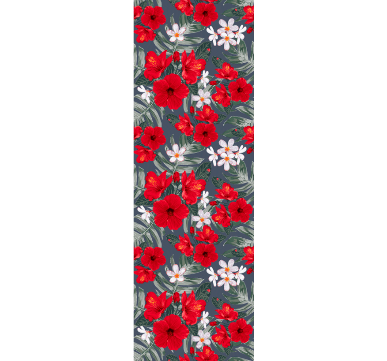 Blumentapete lebendige blumenpracht - TenStickers