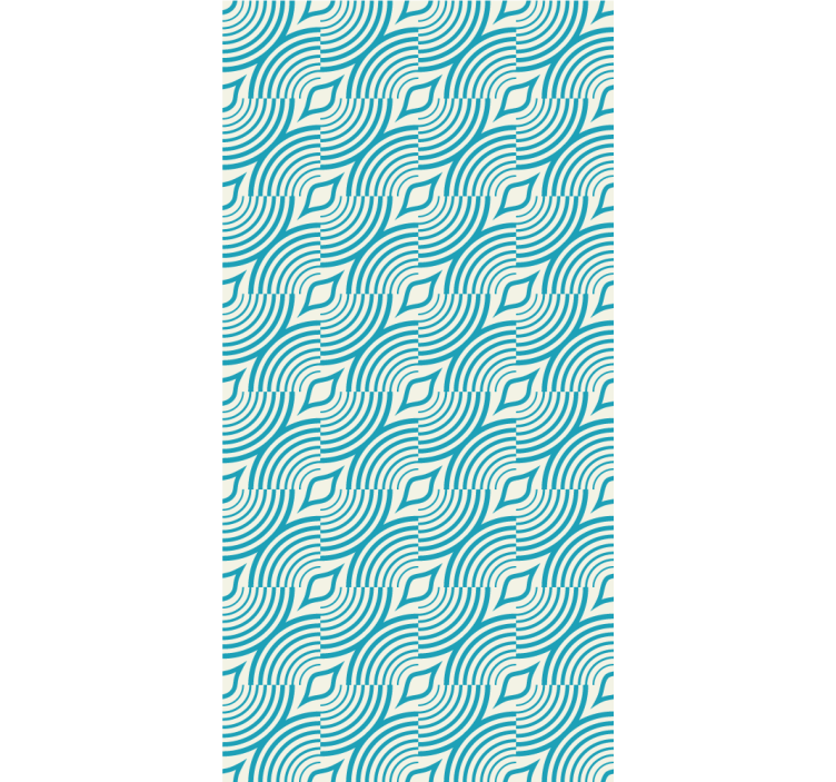 Tapete Abstrakt fließende wellenformen - TenStickers