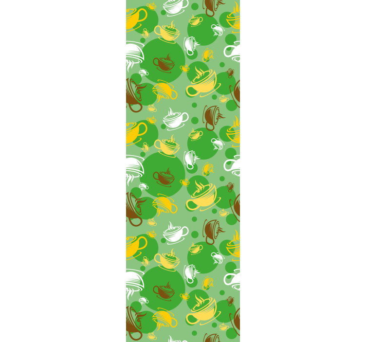 Tapete Küche kaffeetassen-kollektion - TenStickers