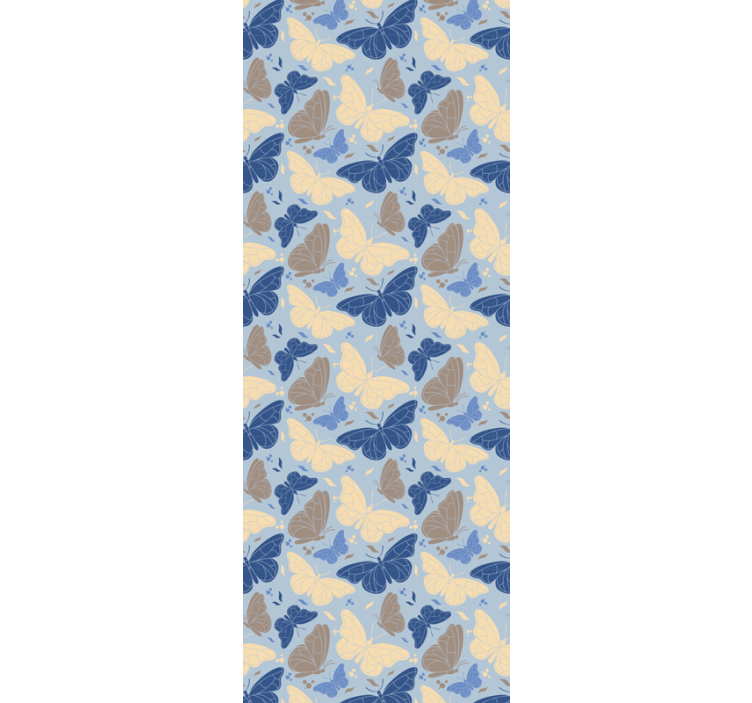 Tapete Schmetterling bunte flatternde insekten - TenStickers