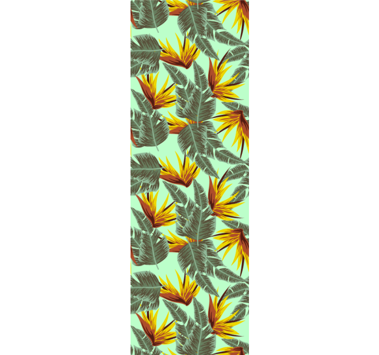 Tapete natur tropischer blattwerk-ausbruch - TenStickers